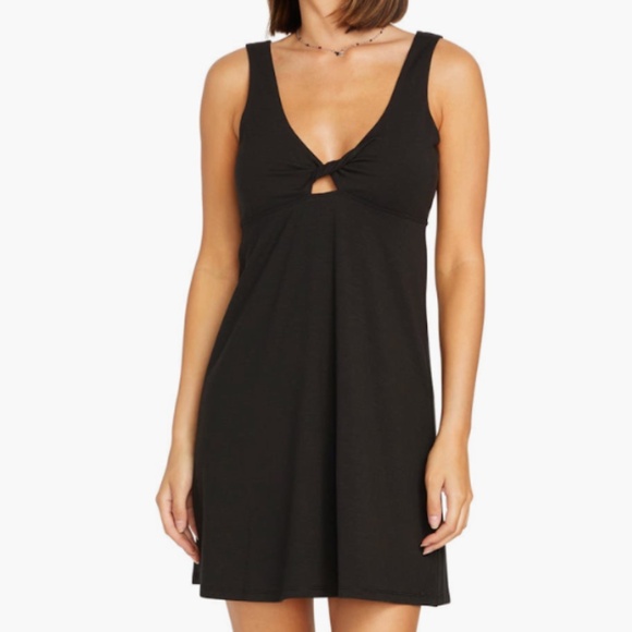 Volcom Dresses & Skirts - NWT! Volcom Desert Bunnie Cutout Reversible Minidress- Black